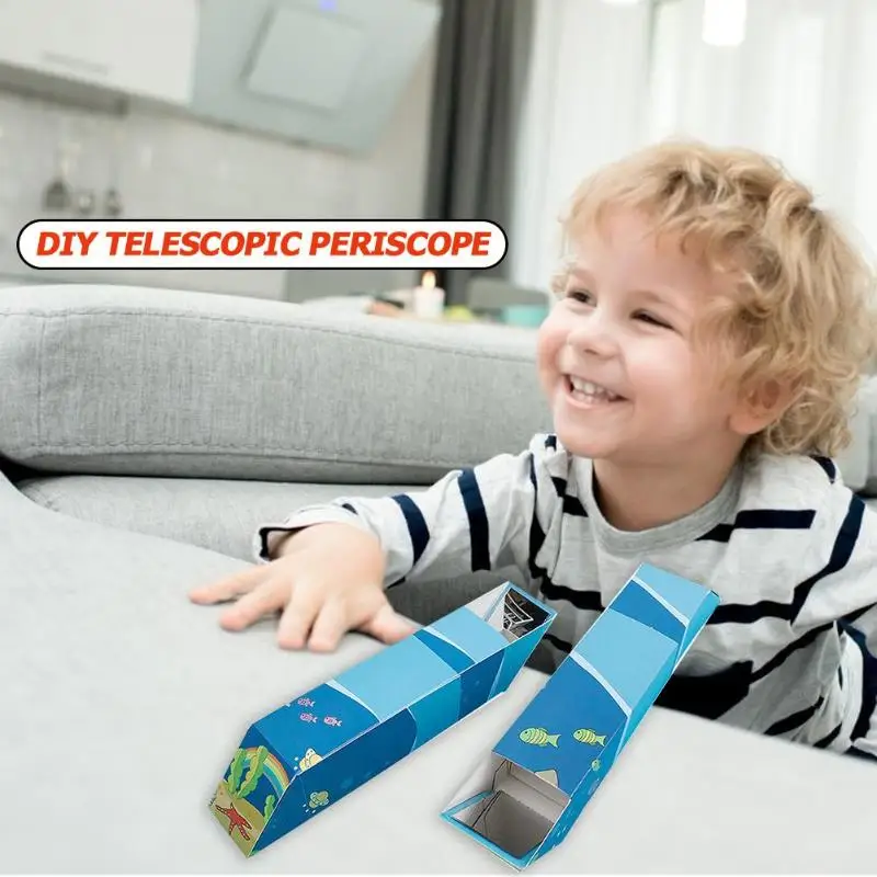 Горячая ручной работы DIY модель для эксперимента игрушка телескопическая перископ детский сад маленькое производство обучающие игрушки для детей