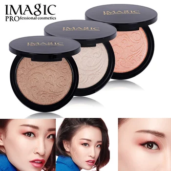 

Professional Highlighter Bronzer Powder High gloss powder Brighten Modifying Facial Contour Portable design Makeup Tool SSwell