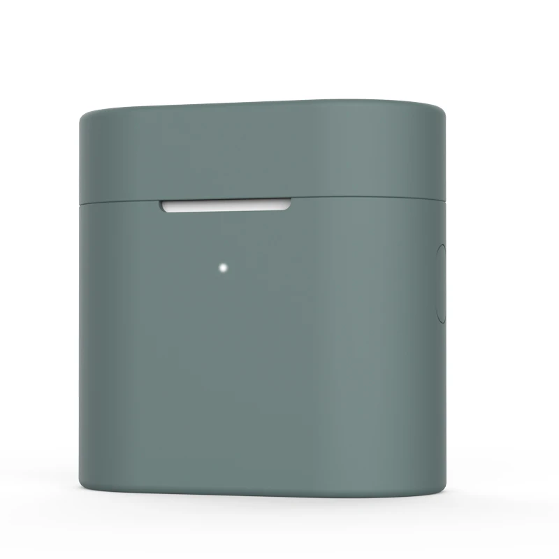 1 комплект ТПУ защитный чехол для Xiaomi mi Air 2 Air2 силиконовый чехол для наушников Xio mi Air2 Air 2 TWS bluetooth-гарнитура чехол для зарядки - Цвет: Green