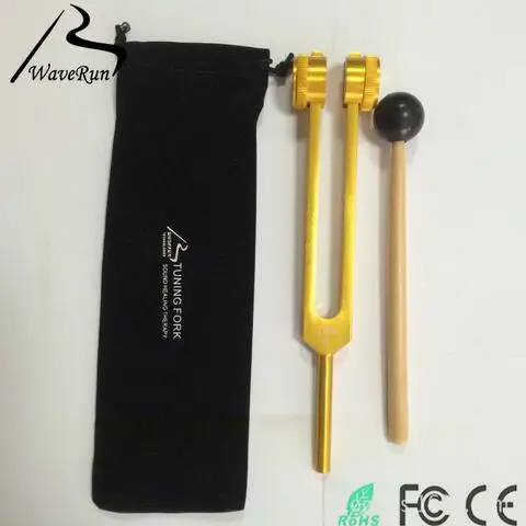 

128HZ golden Aluminum alloy medical tuning fork Neuroaudiometric examination free shipping