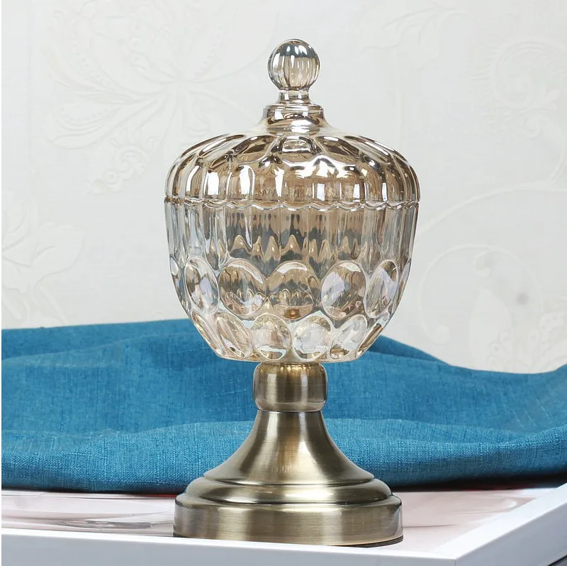 Производители оптом карамельный баночка стеклянная Конфетница прозрачная стеклянная Конфетница Европейский стиль прозрачная стеклянная КОНФЕТНИЦА