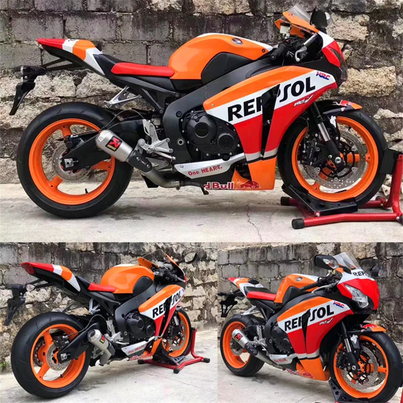 51 мм выхлопная труба мотоцикла титан с DB killer Akrapovic для CBR1000 Scorpio выхлопной трубы логотип 08-16
