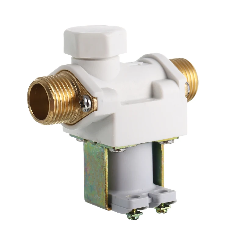 

1/2 inch Electric Solenoid Valve For AC 220V Water Air Inlet Flow Switch N/C Normally Closed Solenoid Valve Accessories