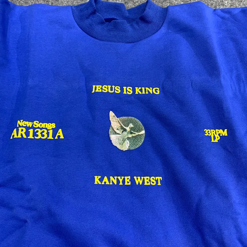 19FW Kanye West Jesus Is King LA толстовки для вечеринки для мужчин и женщин 1:1 лучшее качество пуловер с капюшоном