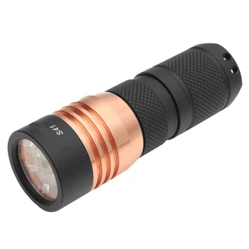 

Jiguoor S41 4x Nichia 219B/XP-G3 A6 1600Lumens Mini LED Flashlight