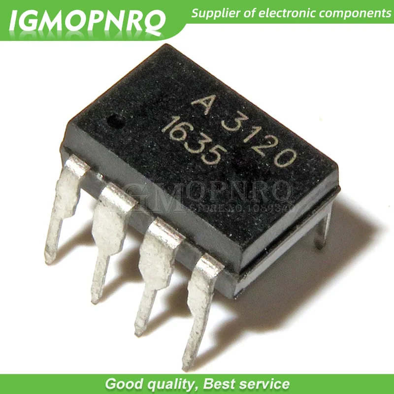 10pcs/lot Dip Optocoupler A3120 Hcpl3120 Hcpl3120 Dip8 New Original