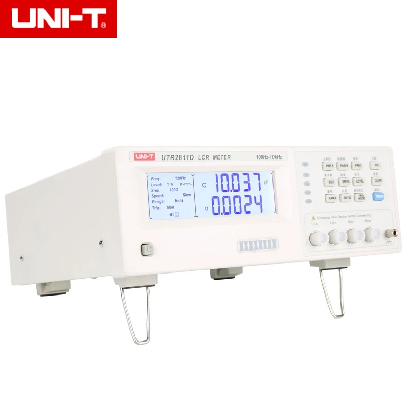 UNI-T UTR2811D Настольный LCR Цифровой мост 10 кГц/индуктор сопротивление емкость измерительный прибор