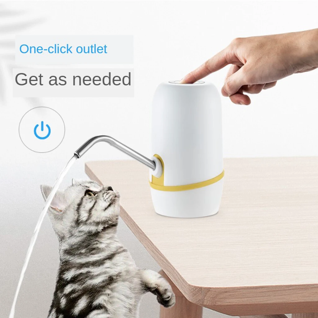 Electric Drinking Pump Smart Wireless Gallon Water Bottle Jug Dispensers 4W Automatic Drinking Water Pump