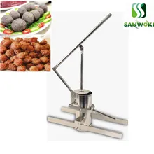 Сделать свиной Овощной шарик машина жареные шарики машина шарики из креветок машина для приготовления теста форма для фрикаделек инструмент ручная фрикадельница