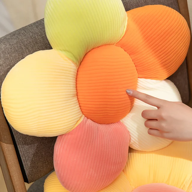 1pc 40-60cm Colorful Plant Flowers Plush Toy Beautiful Flower Plush Cushion Stuffed Soft Sofa Bed Pillow Girls Room Decor Gift 6