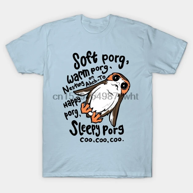 Мужская футболка Soft Porg от d_artist для женщин и мужчин | одежда