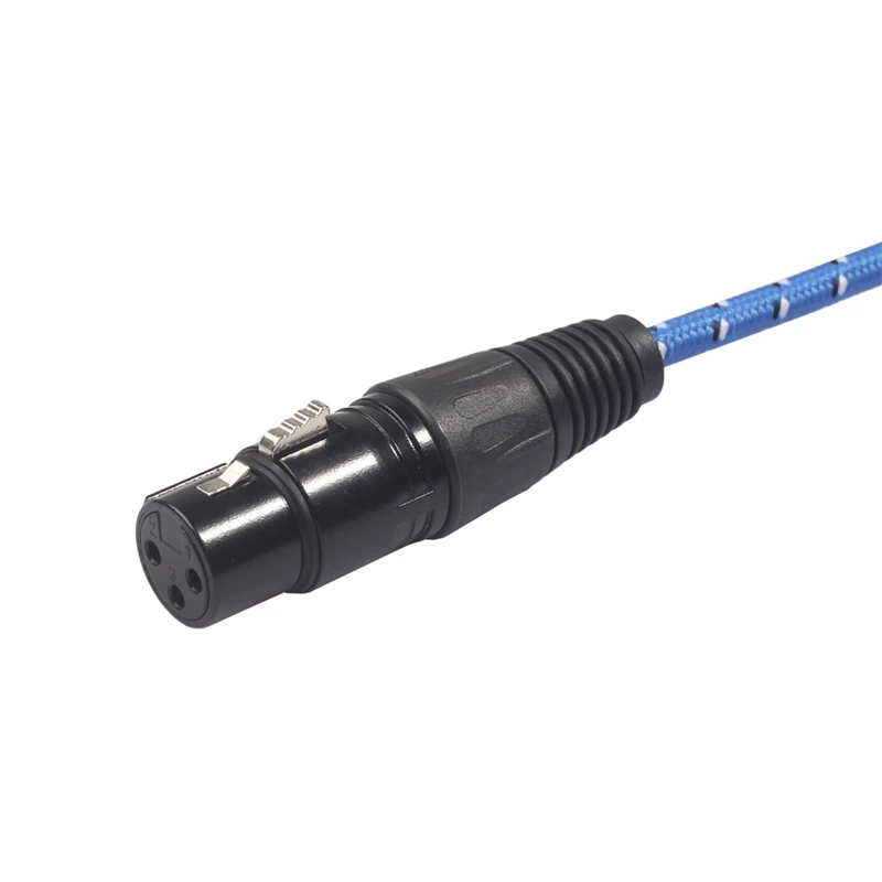 3 5MM TO Mini 3Pin XLR for PC Headphone Mixer Microphone Stereo Camera Amplifier