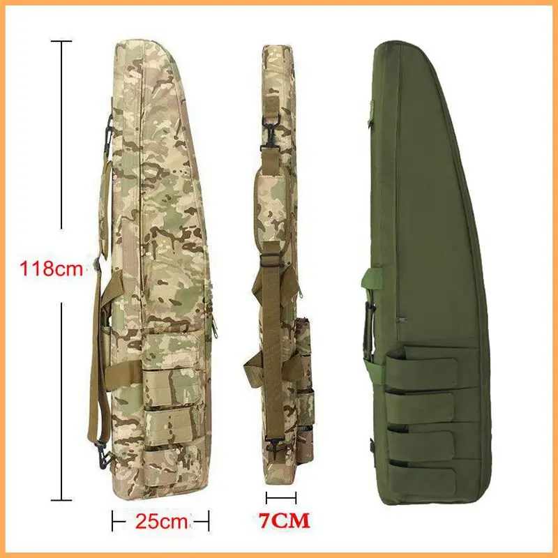 

Tactical Rifle Gun Bag Outdoor Hunting Military Gear Airsoft Gun Carrying Protection Dual Rifle Storage Holster Case Backpack