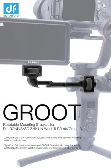 weebill-s/ピークデザイン/ronin rs2/smallrig Smallrig-zhiyunクレーン用の調整可能なモニターマウント,dji