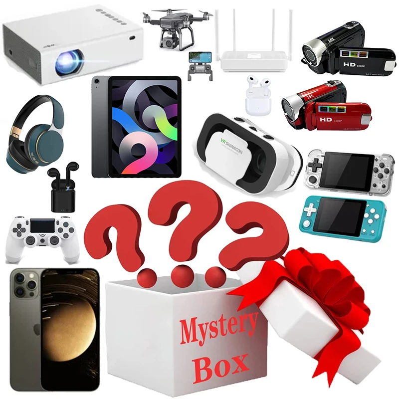 Novelty Lucky Box Digital Electronic Mystery Case Random Home Item There is A Chance to Open huawei Earphone Watch etc | Мобильные