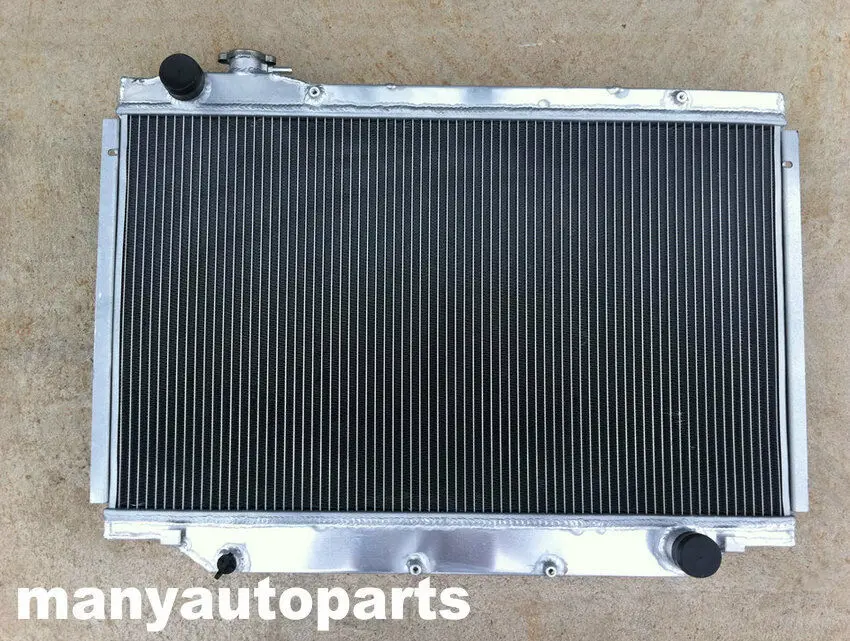 Алюминиевый радиатор для Land cruiser HDJ80 HZJ80 1 HZ/1HD 4.2L дизель 1990-1997 MT с двумя вентиляторами