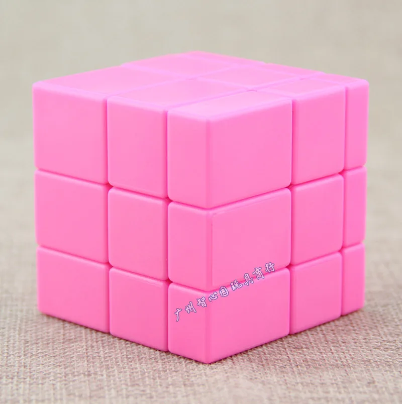 

Kathrine Mirror Rubik's Cube Pink Bottom Three Layer Special Shape Smooth Game Rubik's Cube GIRL'S Educational Toy