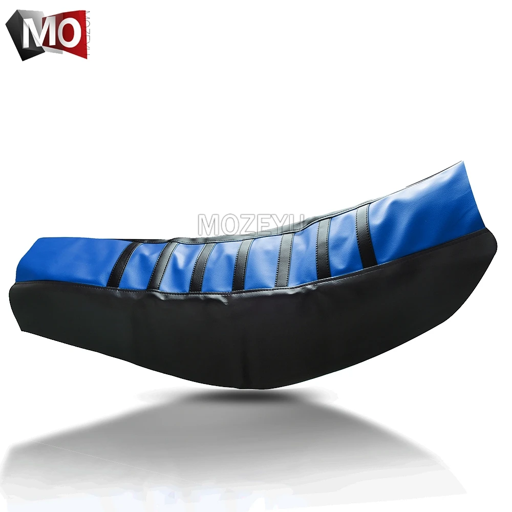 Blue Для Yamaha TTR TW TY WR XG XT XTZ YFZ YZ 125 200 225 230 250 400 426 450 600 с героями мультфильма «Холодное сердце»,/X Z X TRICKER Мотоцикл резиновый мягкий чехол для сиденья - Цвет: Blue