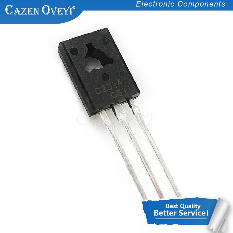 10pcs/lot 2SC2314 TO126 C2314 TO-126 In Stock | Электронные компоненты и принадлежности