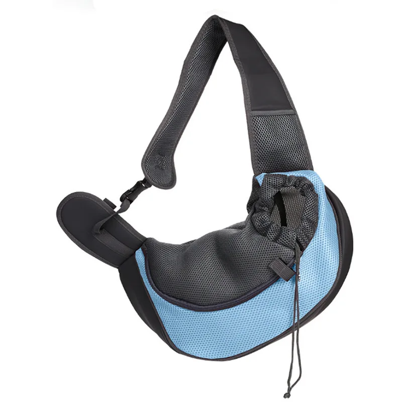 Pet Puppy Carrier Открытый Путешествия собака сумка сетка Оксфорд один комфорт Слинг Сумка