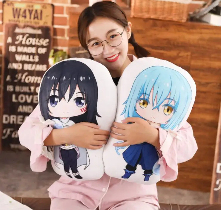Аниме Rimuru Tempest Плюшевые игрушки Фаршированные Плюшевые подушки 35-45 см#966 для детей мальчиков Детский подарок на день рождения