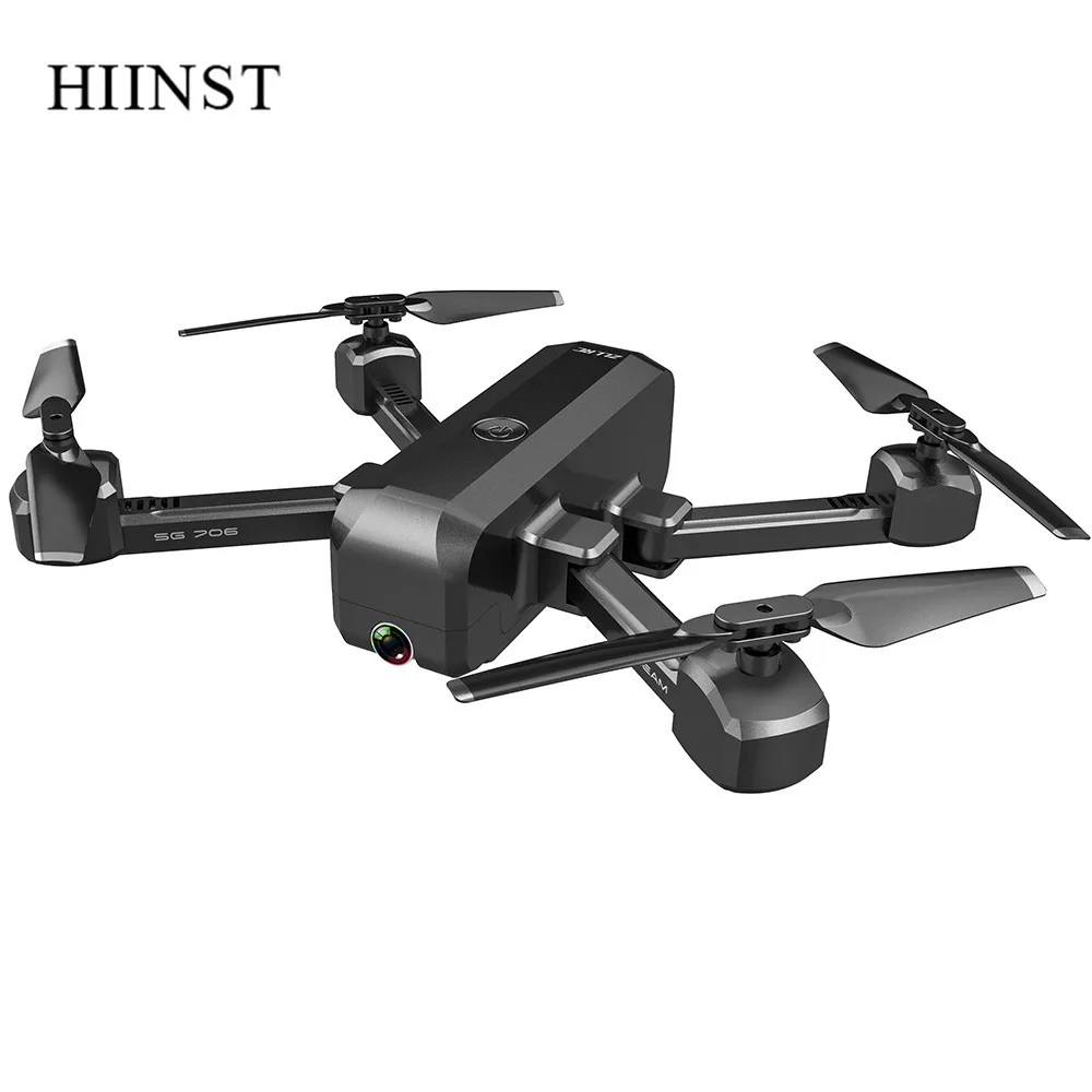 Hiinst 2,4G RC Дрон 1080P камера Дрон 6 осевой гироскоп складной RTF RC Квадрокоптеры с USB пропеллером пульт дистанционного управления вертолет