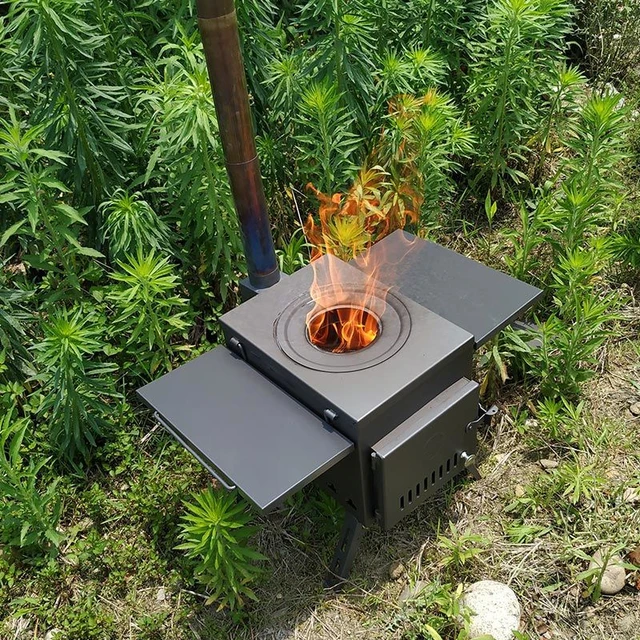 Wood Burning Stoves Camping | Wood Burning Stoves Campers - Outdoor Stove u0026  Accessories - Aliexpress