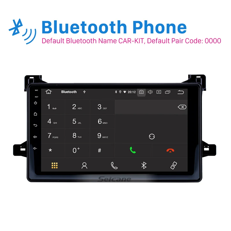 Автомагнитола Seicane 9 дюймов Android 10 0 2016 Toyota Prius GPS радио аудио плеер поддержка TPMS