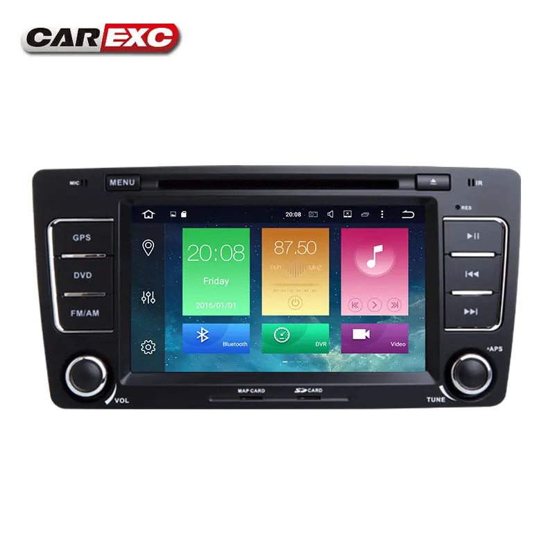 Clearance 7 Inch Android 9.0 Octa Core Car DVD Player For SKODA/Octavia 2009-2013 Canbus WIFI GPS Navigation BT Radio USB FM Carplay 3