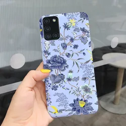 Stylish Flower Cartoon Soft Silicone Phone Case Bumper Cover - Galaxy A51 (Purple 2026)
