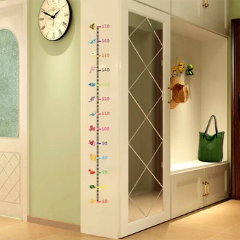 

Children Wall Sticker Children's Growth Record Present Memorial Child cartoon animal Height Meter Wall Stickers Home 50~170cm