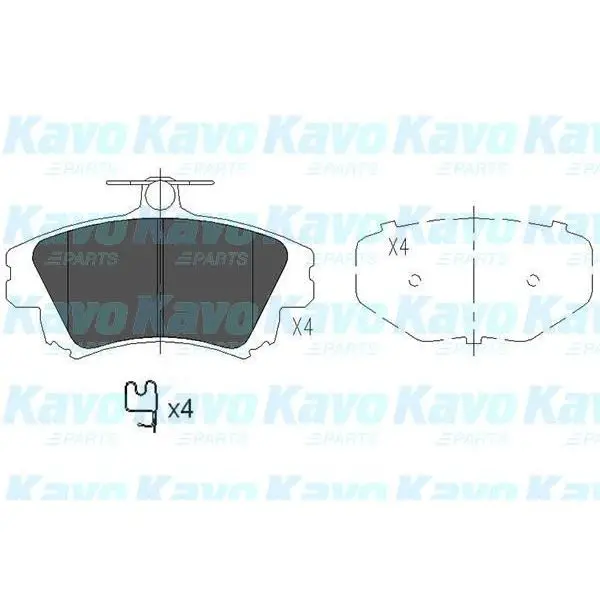 Колодки тормозные MITSUBISHI CARISMA 95-06/COLT 04-/VOLVO S40/V4