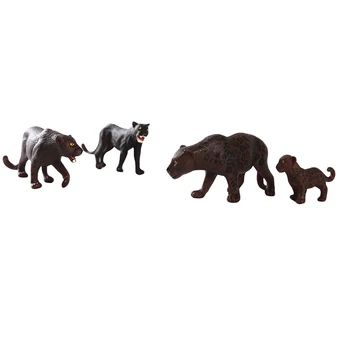 

Figure Wild Animals Toy Black Leopard Model Panther Tiger Toys Children Toys Holiday Gift Ornaments Brinquedos