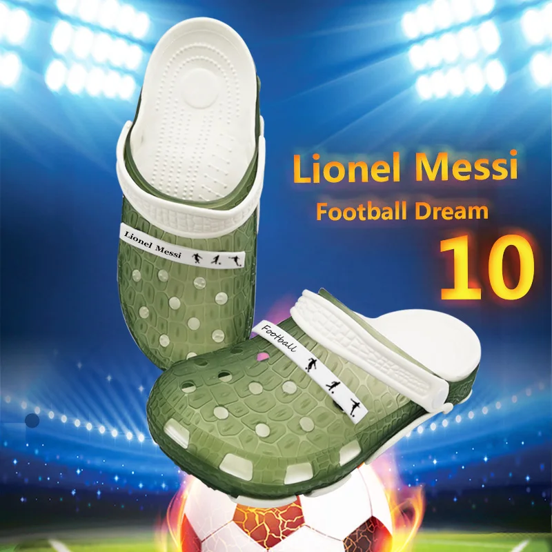 Propiedad Responder Productos lácteos Lionel Messi 30 zuecos Mmassage zapatos de hombre zapatos de fútbol  masculino de los hombres de Crocse sandalias Croks Spor calzado | Erkek  Union|Sandalias de hombre| - AliExpress
