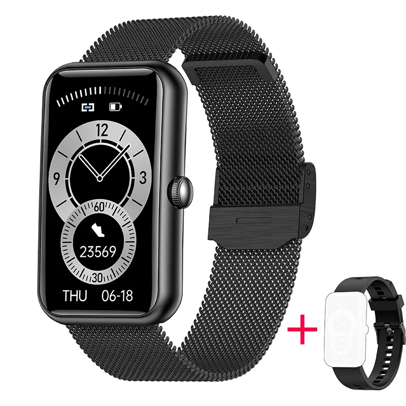 2021 Women Smart Watch For Huawei Smart Bracelet Sport Fitness Men Smartwatch Heart Rate IP68 Waterproof for Ladies Smart Band 6 