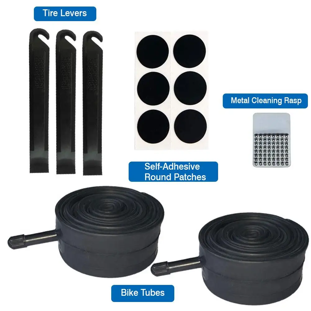 Tire Inner Tube Puncture Repair Kit 6Pcs Tire Patches Bike Tube Repair