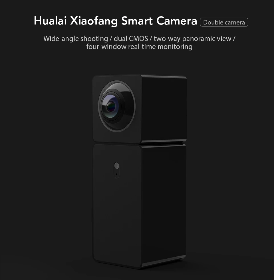 Xiaomi Xiaofang Camera Dual Lens Version Panoramic Smart Network IP Camera Four Screens in One Window Two-way Audio Support VR (1)