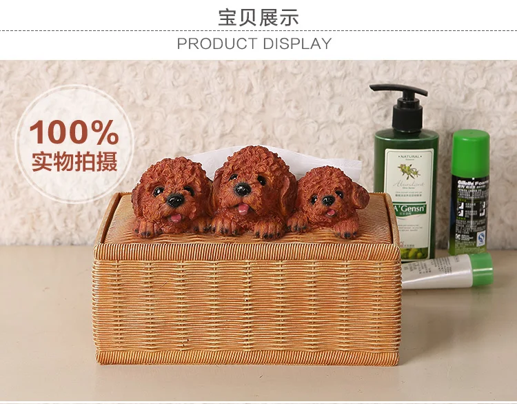 Смола прямоугольная коробка для салфеток милый медведь круглая коробка для салфеток журнальный столик для гостиной туба для бумажных полотенец Домашний Настольный диспенсер салфеток коробка