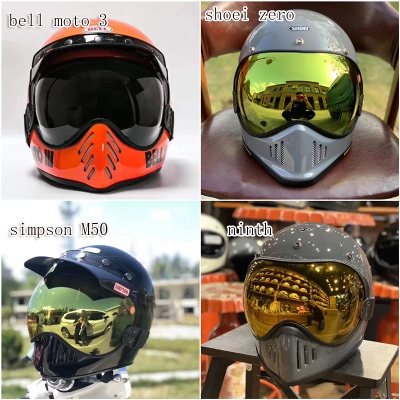Per Bell Moto 3 casco Moto Bubble Shield visiera lente per Shoei Ex Zero  occhiali per casco Moto accessori per lenti|Motorcycle Glasses| - AliExpress
