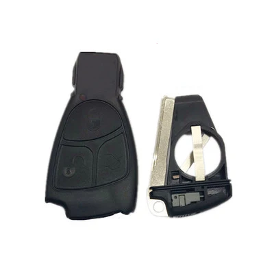 3 кнопки ключа автомобиля для Mercedes Benz C B E класс W203 W211 W204 YU BN CLS CLK Замена дистанционного ключа оболочки Чехол - Цвет: 3 buttons