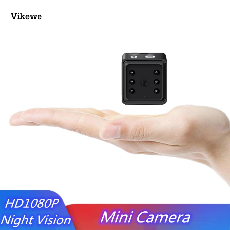 

Vikewe Small Camcorder 1080P High Definition mini Camera Night Vision Motion Detection Video Recorder mini Camera Sports Camera