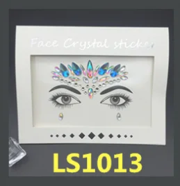 Temporary Rhinestone Glitter Tattoo Stickers Face Jewels Gems Festival Party Makeup Body Jewels Flash Fake Temporary Tattoos - Цвет: Лиловый