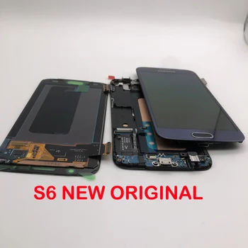 

NEW Original Amoled LCD Display Frame For Samsung Galaxy S6 G920 G920F G920A G920i G920V G920P Touch Screen Digitizer Assembly