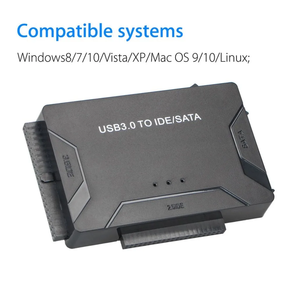 USB 3 0 для IDE/SATA конвертер супер 5 Гбит/с передачи внешний жесткий диск адаптер
