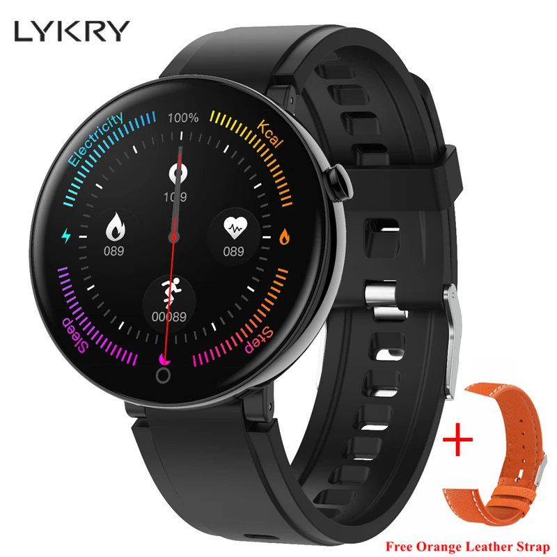 LYKRY DT18 мужские спортивные Смарт-часы IP67 Водонепроницаемый мониторинг сердечного ритма фитнес-трекер часы напоминание для Xiaomi Amazfit huawei