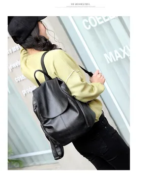 

2019 new backpack women's casual large-capacity soft leather backpack women's backpack