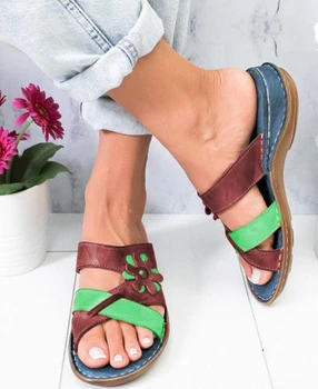 

2020 Flower Shoes For Women Sandals Casual Summer Shoes Flop Platform Sandals Gift For Birthday Party Dropshipping