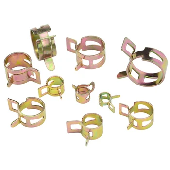 

155 PCS Spring Clip Silicone Vacuum Fuel Hose Water Pipe Hose Clip Fastener Assortment Kit 6Mm 8Mm 10Mm 12Mm 14Mm 15Mm 16Mm 18Mm