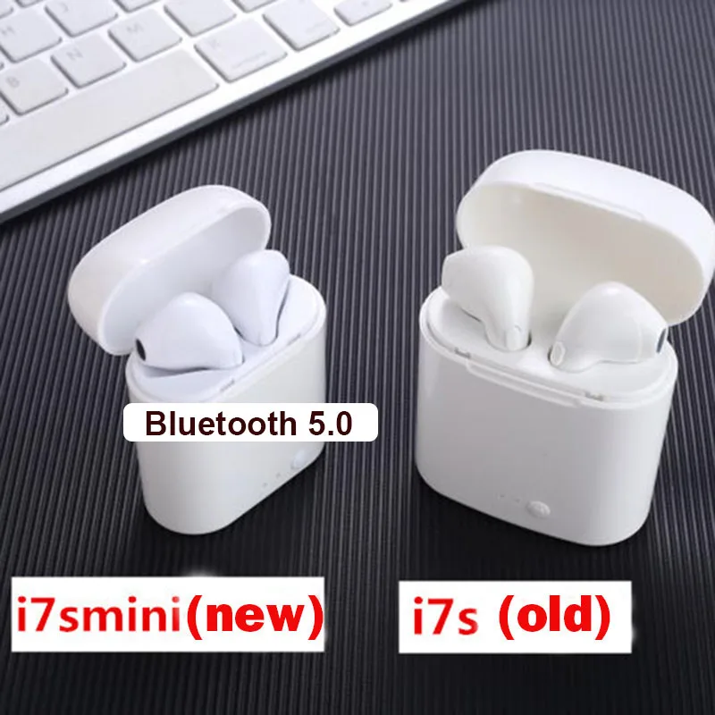 I7 Mini TWS Bluetooth 5,0 наушники-вкладыши с зарядным устройством беспроводная гарнитура Спортивная гарнитура беспроводная гарнитура i7s