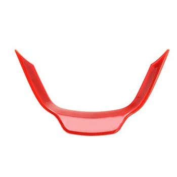 

Interior Steering Wheel trim Accessory Red Decor Panel Decal Parts 1pc Car